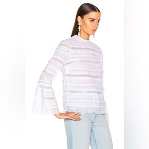 Ulla Johnson Grace Blouse in Blanc